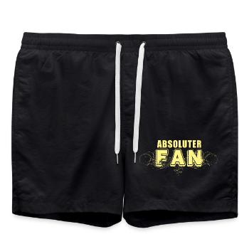VENTILATEUR ABSOLU - Short de bain - noir - Devant - AI Model Male 185 light (185cm)
