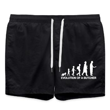 Boucher Evolution - Short de bain - noir - Devant - AI Model Male 185 light (185cm)
