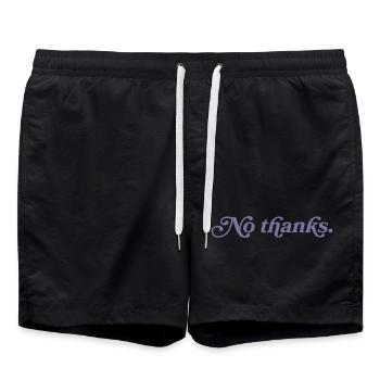 No thank you. - Swim Trunks - black - Front - AI Model Male 185 light (185cm)
