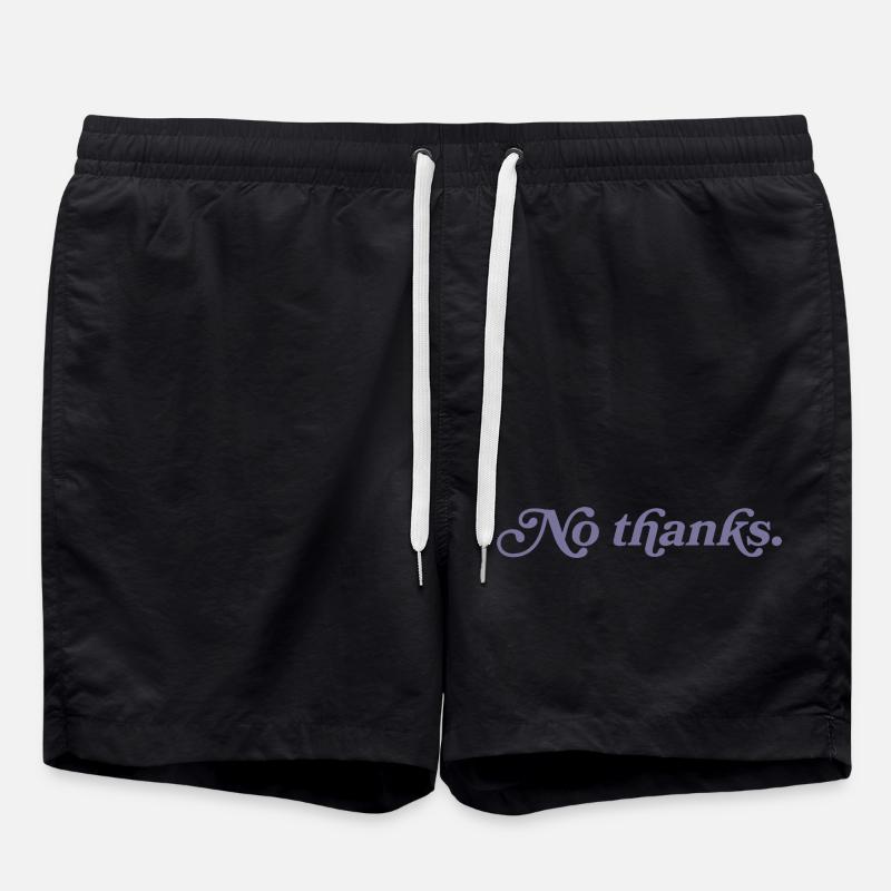 No thank you. - Swim Trunks - black