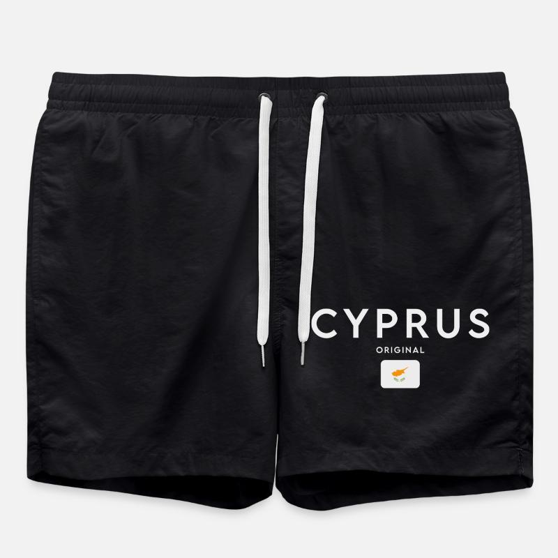 Drapeau chypriote, fierté chypriote - Short de bain - noir
