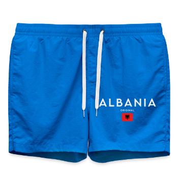Albanian flag, Albanian pride - Swim Trunks - cobalt blue - Front