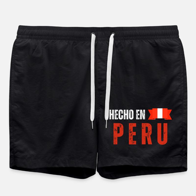 Made in Peru, Peruvian pride - Swim Trunks - black