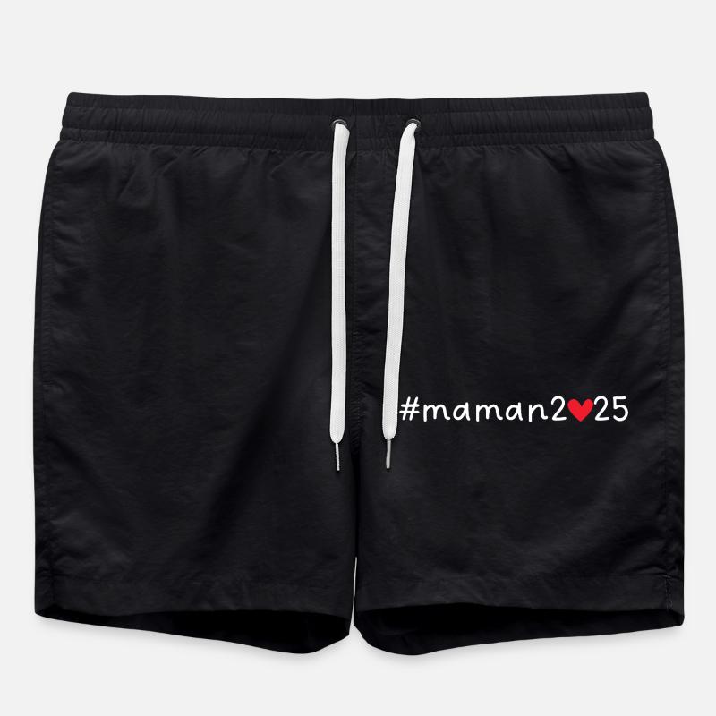 Mom 2025 - Swim Trunks - black