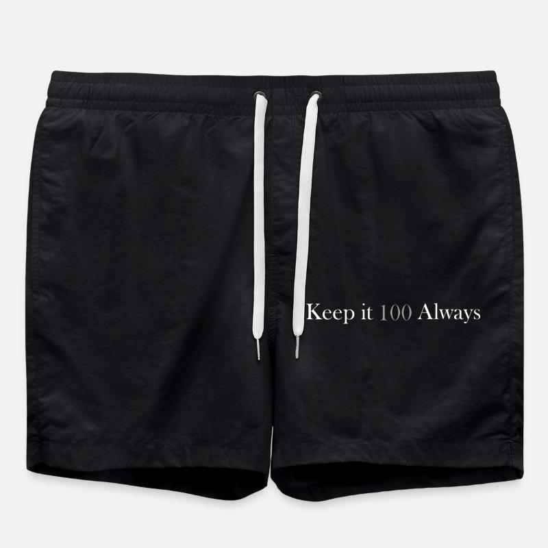 keep it 100 always - Short de bain - noir