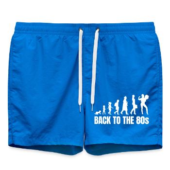 80s Girls to Adults - Swim Trunks - cobalt blue - Front