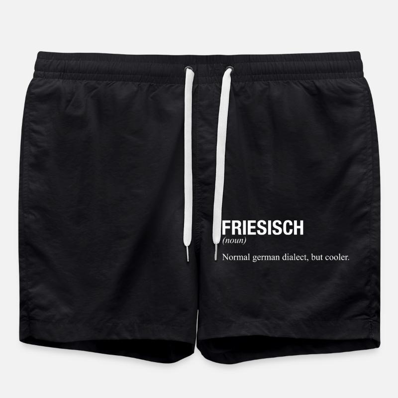 FRISON - Short de bain - noir