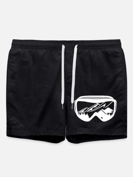 Snowboarding Goggles - Swim Trunks - black