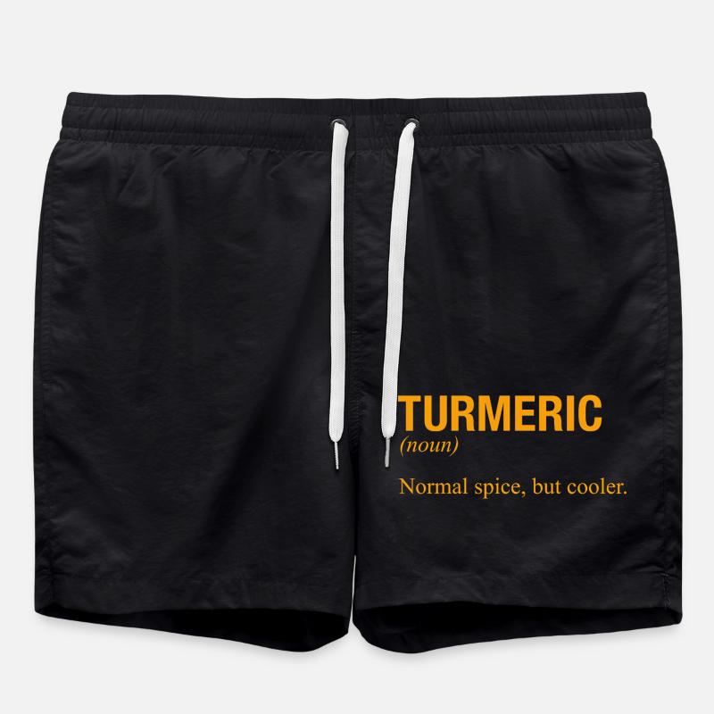 TURMERIC - Badeshorts - Schwarz