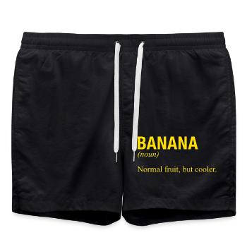 BANANA Banane - Short de bain - noir - Devant - AI Model Male 185 light (185cm)