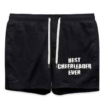 Meilleure pom-pom girl féminine de tous les temps - Short de bain - noir - Devant - AI Model Male 185 light (185cm)