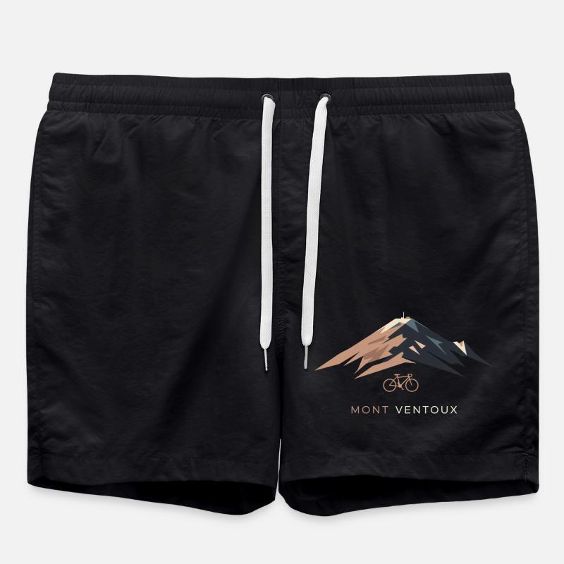 Mont Ventoux Cooles Design - Badeshorts - Schwarz