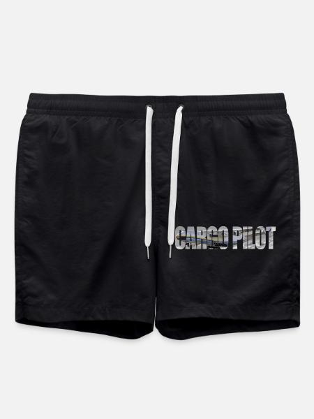 Cargo pilot An-225 - Swim Trunks - black