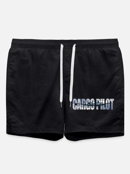 Cargo pilot DC-4 - Swim Trunks - black