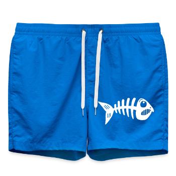 Squelette de poisson - Short de bain - cobalt blue - Devant