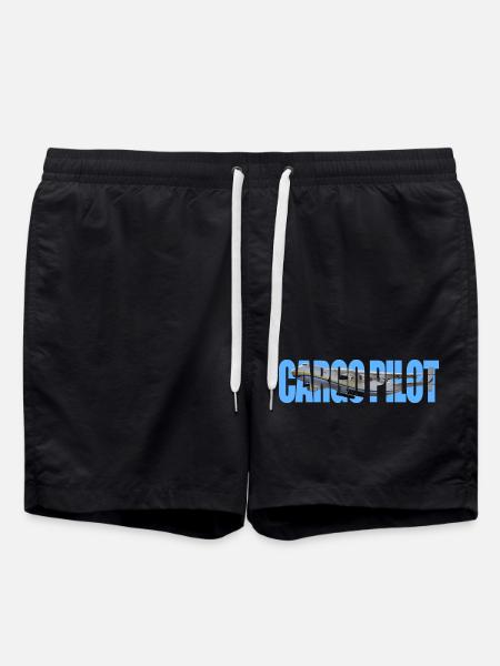 Cargo pilot An-225 - Swim Trunks - black