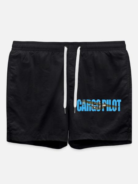 Cargo pilot PBY Catalina - Swim Trunks - black