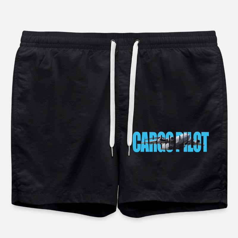 Cargo pilot C-17 - Badeshorts - Schwarz