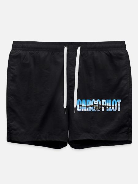 Cargo pilot An-124 - Swim Trunks - black