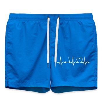 Trottinette électrique - Courbe ECG - Courbe cardiaque - Short de bain - cobalt blue - Devant