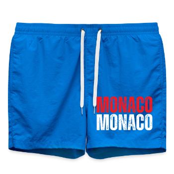 Drapeau monégasque, fierté monégasque - Short de bain - cobalt blue - Devant