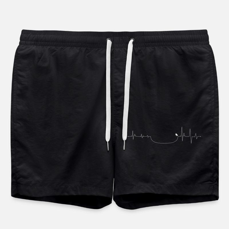 Heartbeat Smileline - Swim Trunks - black