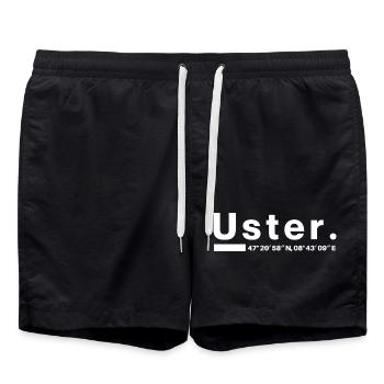 Coordonnées Uster Zurich - Short de bain - noir - Devant - AI Model Male 185 light (185cm)
