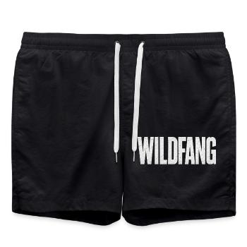 Wildfang - Badeshorts - Schwarz - Vorne - AI Model Male 185 light (185cm)