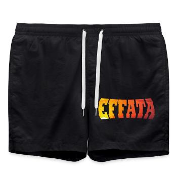 EFFATA - Swim Trunks - black - Front - AI Model Male 185 light (185cm)