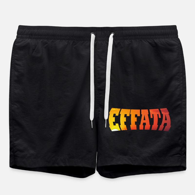 EFFATA - Swim Trunks - black