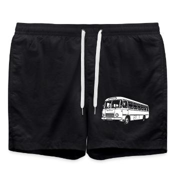 Bus Kultkraft - Short de bain - noir - Devant - AI Model Male 185 light (185cm)