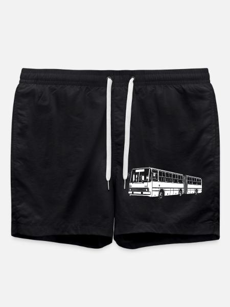 Legendary Articulated Bus Retro - Swim Trunks - black