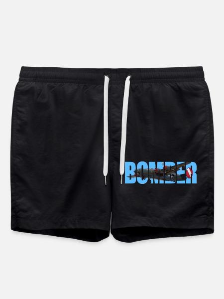Bomber B-24 Liberator - Swim Trunks - black