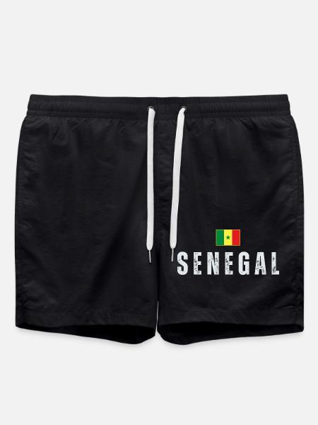 Drapeau sénégalais, fier Sénégalais - Short de bain - noir