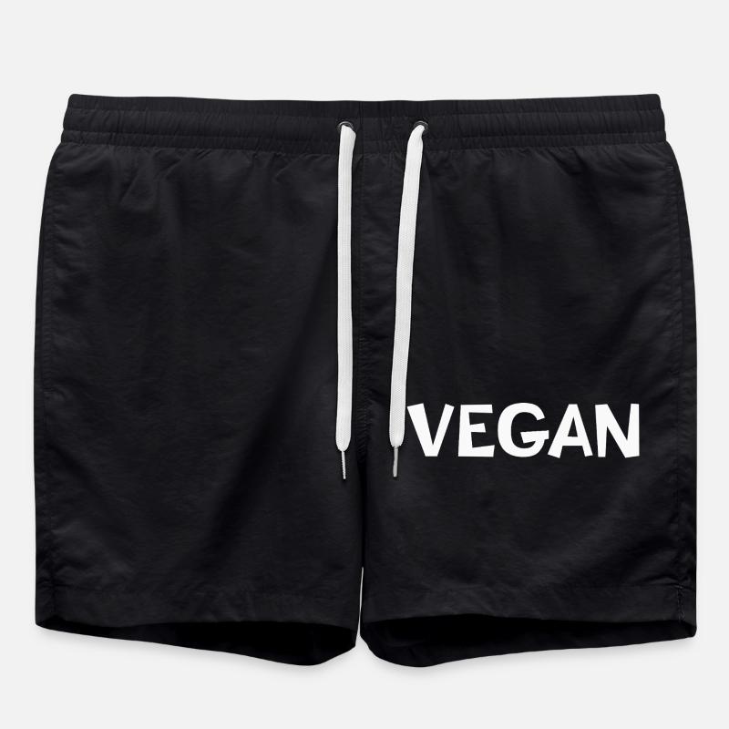 Vegan - Badeshorts - Schwarz