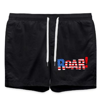 ROAR USA - Battlecry Vereinigte Staaten von Amerika - Badeshorts - Schwarz - Vorne - AI Model Male 185 light (185cm)