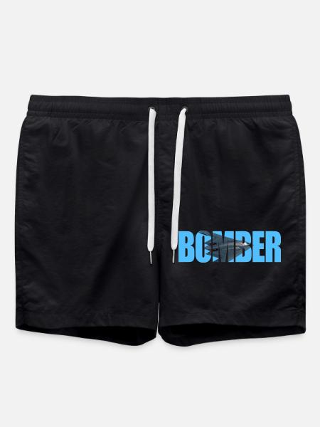 Bomber B-2 Spirit - Swim Trunks - black