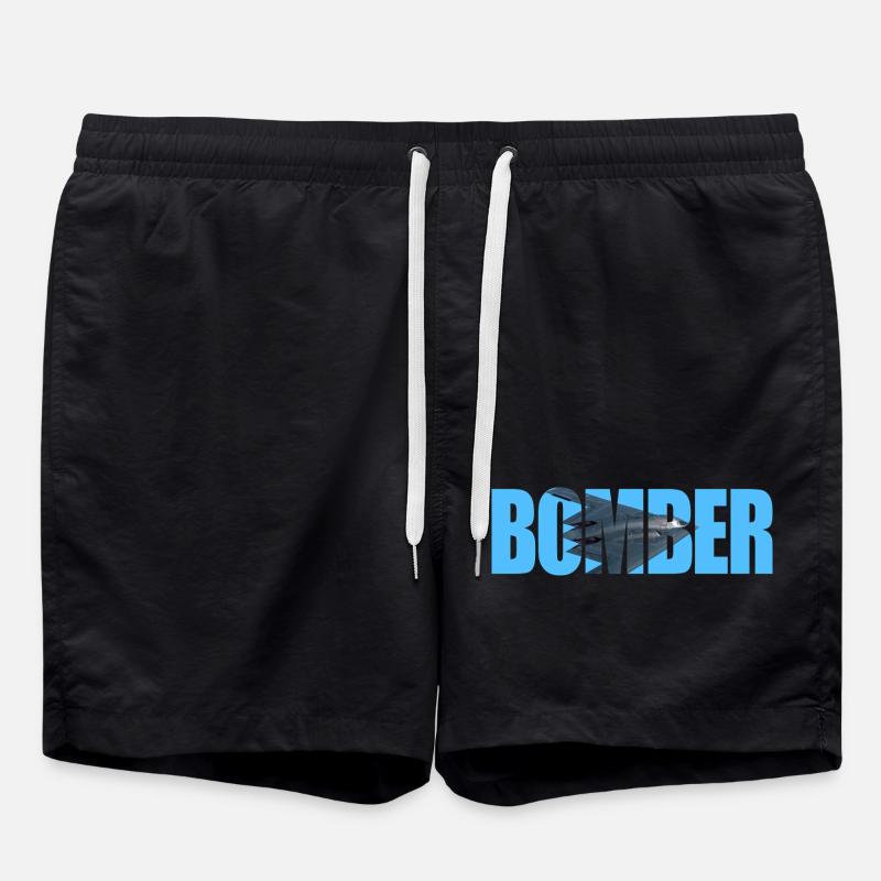Bomber B-2 Spirit - Badeshorts - Schwarz