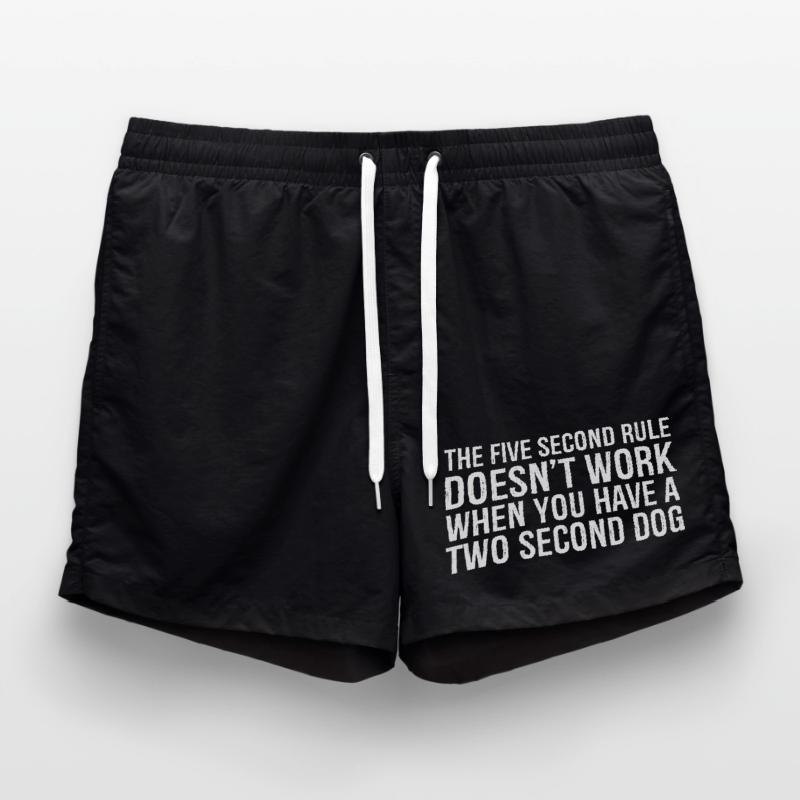 the five second rule doesn't work when you have Badeshorts