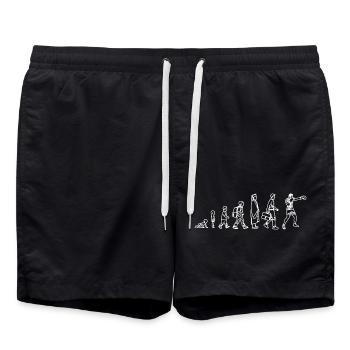 Évolution du Boxer - Short de bain - noir - Devant - AI Model Male 185 light (185cm)