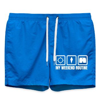 Cream Enthusiast - Swim Trunks - cobalt blue - Front