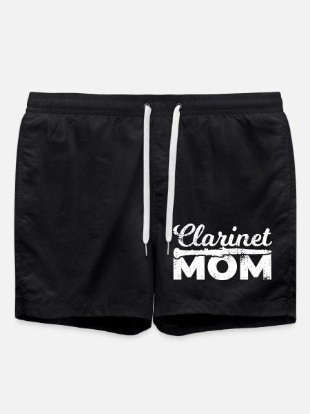 Clarinet player Mom - Swim Trunks - black