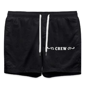 Ornement d’équipage - Short de bain - noir - Devant - AI Model Male 185 light (185cm)