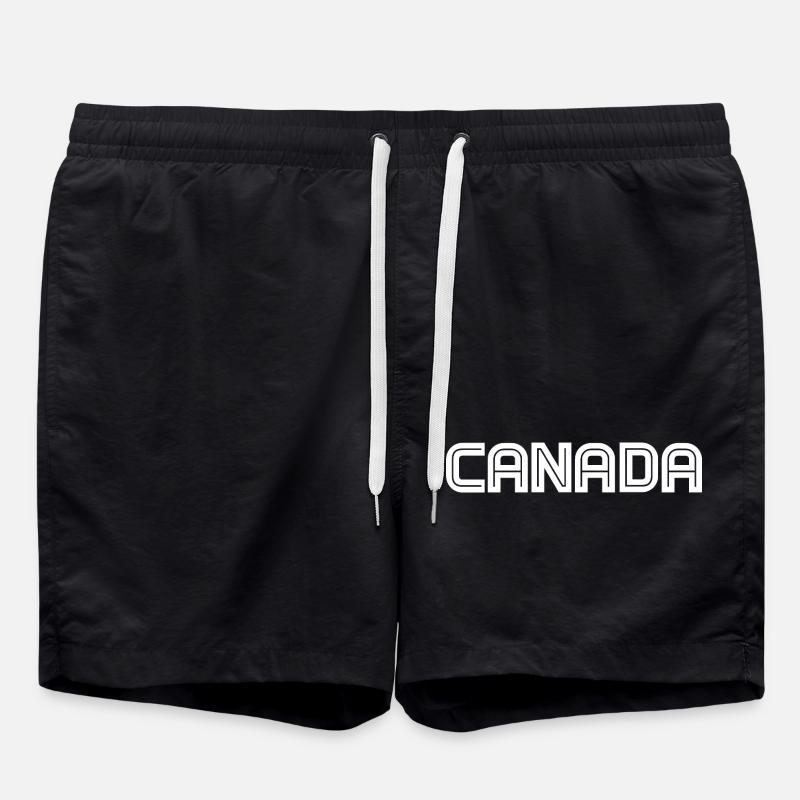 Canada - Vancouver - Toronto - Montreal - Kanada - Badeshorts - Schwarz