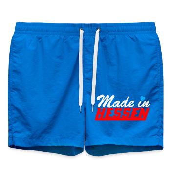 Made in Hessen Logo mit Herz - Badeshorts - Cobalt blue - Vorne