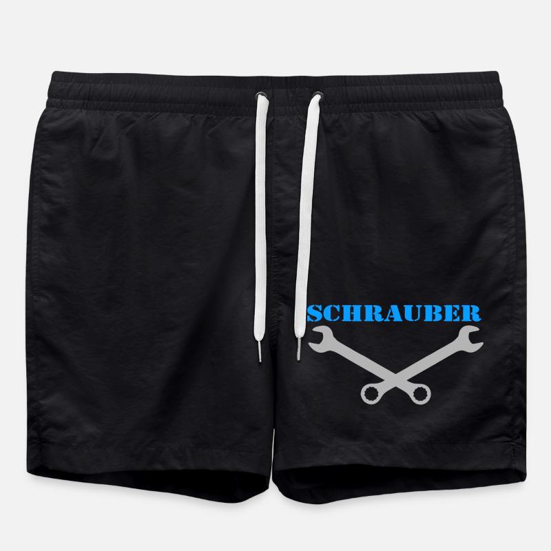 Schrauber , Kultschrauber ........................ - Badeshorts - Schwarz
