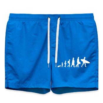 Evolution of a surfer - Swim Trunks - cobalt blue - Front