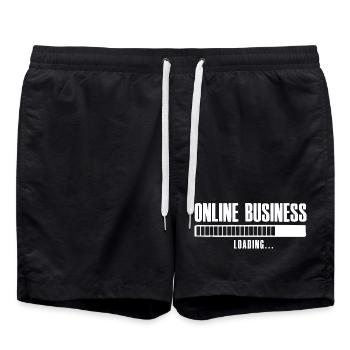 Online Business Loading Online Business Affiliate - Swim Trunks - black - Front - AI Model Male 185 light (185cm)