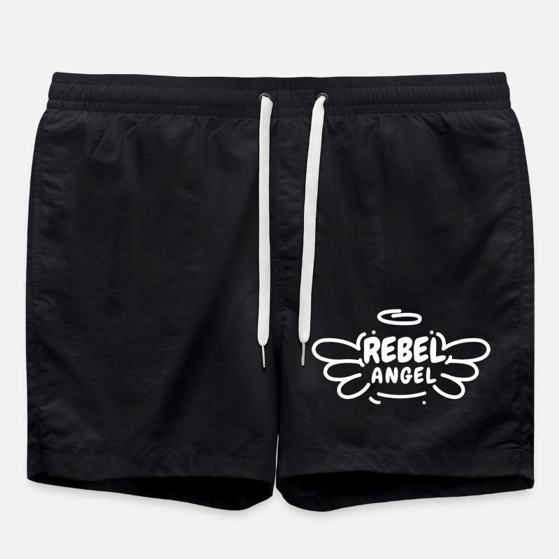 Ange rebelle - Short de bain - noir