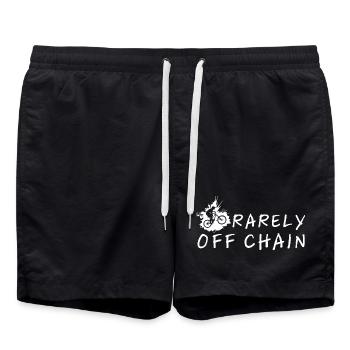 Rarement hors chaîne Vélo de descente Piste de VTT - Short de bain - noir - Devant - AI Model Male 185 light (185cm)